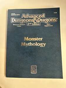 Monster Mythology Advanced Dungeons Dragons AD&D 2nd Edition