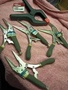 5 Working Clamps/Pliers - Picture 1 of 4