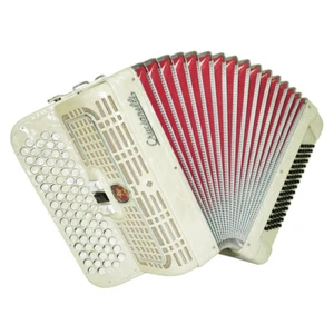 Crucianelli 5 Row Lightweight Button Accordion 80 Bass C Griff made in Italy2554 - Picture 1 of 13