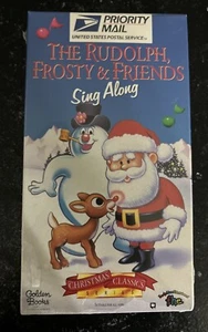 The Rudolph Frosty & Friends Sing Along Kids Christmas Songs VHS - New Sealed - Picture 1 of 6