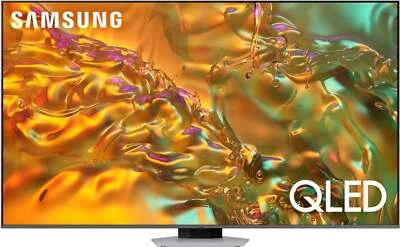 Samsung Smart TV 55 Pollici 4K Ultra HD Display QLED Tizen Silver QE55Q80DATXZT - Immagine 1 di 4