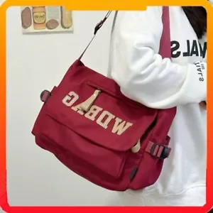 Students Shoulder Bag Large Capacity Messenger Bag New Crossbody Bag - Picture 1 of 17