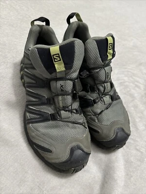 Salomon XA PRO 3D Zapatos Para Hombre Talla 10 Verde Negro Senderismo Trail 145464 Correr Foto 1 de 4