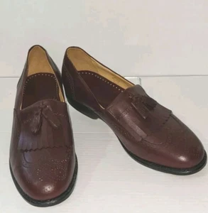 Tauer Johnson - NWOB-10D HIGHLAND Series Wingtip Kiltie Toe Medallion & Tassels - Picture 1 of 14