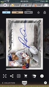 2020 2021 Topps Bunt DIGITAL FIVE STAR RARE Pete Alonso - Picture 1 of 1