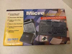 *NEW*Micro Foldaway Portable**Folding Keyboard and Stand for PDA* SEALED PACKAGE - Picture 1 of 2