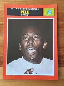 1978 PELE card EL LIBRO DE LOS MUNDIALES - Picture 1 of 3