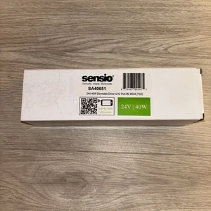 Sensio SA40651 White 24V 40W Dimmable Driver W/12 Port ML Block - New - Picture 1 of 2