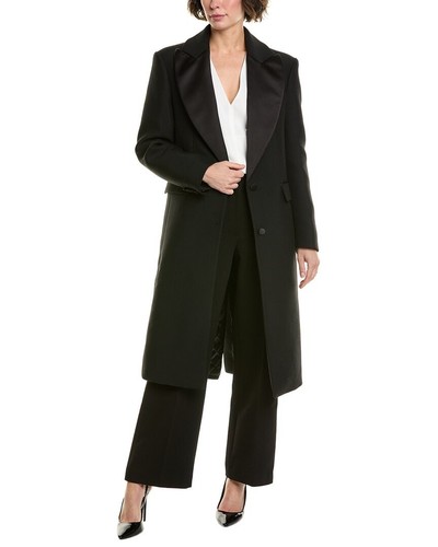 Cappotto donna Michael Kors collezione Gabardine Chesterfield misto lana