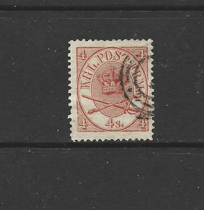 DENMARK - 1864 -1870 Royal Emblem - 4s USED. - Picture 1 of 1