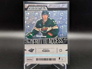 2023-24 Upper Deck Credentials BROCK FABER #156 Rookie Debut Ticket Access /799 - Picture 1 of 2