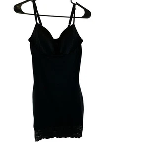 Spanx Assets Red Hot Label Body Shaper Gr. XL schwarz Mesh Detail Slip Coquette - Bild 1 von 9