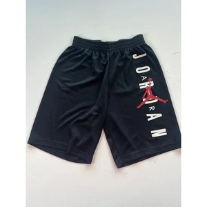 Pantalones Cortos de Baloncesto Jordan Niños Grandes 12-13 Y Negro Entrenamiento Atlético - Imagen 1 de 4