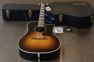 2016 Gibson Hummingbird Pro Acoustic/ Electric Guitar Vintage Sunburst + OHSC - Picture 1 of 21