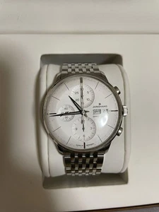 Junghans Meister Chronoscope Automatic Silver Round Men's Watch - Picture 1 of 5