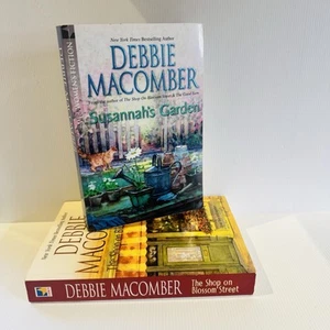 Debbie Macomber Novels x 2 The Shop On Blossom Street , Susannah’s Garden Books - Picture 1 of 22
