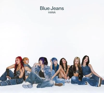 HANA Blue Jeans Standard Edition CD+Trading Card Free Ship w/Tracking# New Japan - Image 1 of 3