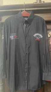 Paul&Shark Kipawa F24 Hemd 45, TW 138 cm,  Nachtblau mit Logos,Stickereien,Appl. - Bild 1 von 9