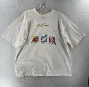 Camiseta De Colección Timberland California Birds Talla XL Hecha en EE. UU. Años 90 Rara - Imagen 1 de 14