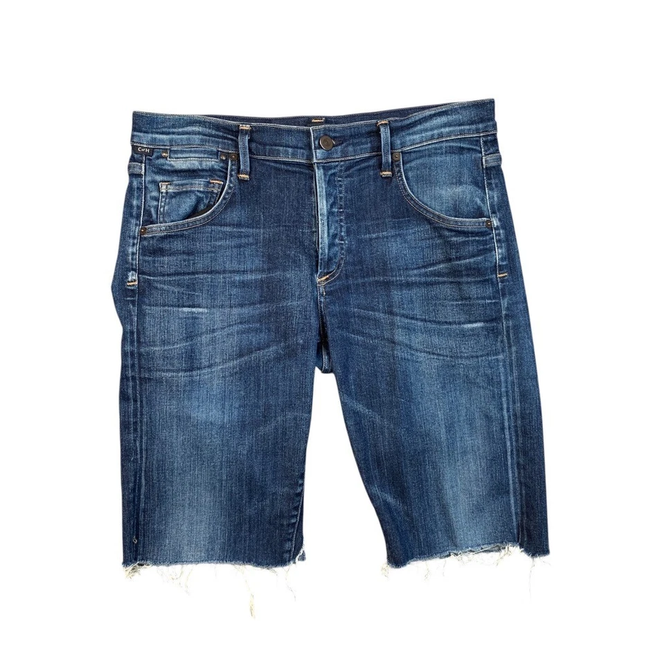 Pantalones Cortos Citizens Of Humanity Mujer 28 Denim Emerson Slim Boyfriend Dobladillo Cortado Foto 1 de 4