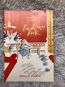 Indian Ink Aldwych Theatre 1995 Tom Stoppard Programme - Picture 1 of 2