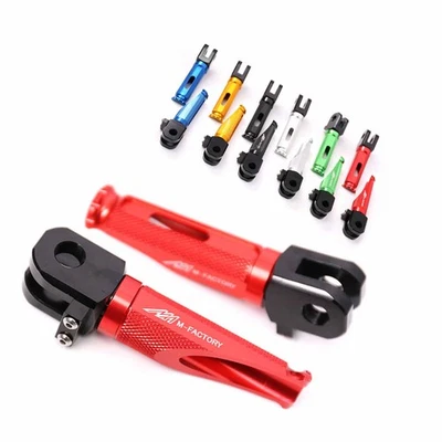 Clavijas delanteras rojas Shinobi para Yamaha MT-03 16 17 18 19 20 21 22 23 24 Foto 1 de 4