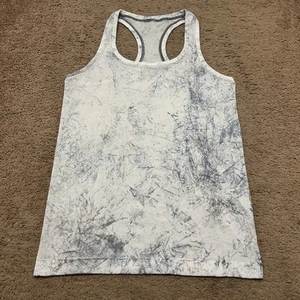 Lululemon Swiftly Tech Racerback 2.0 Tank White Gray Size 6? NO TAG* - Picture 1 of 6