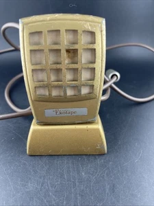 Microfono elettrico vintage Webster Ekotape in metallo • con supporto • USA • Pro Audio - Foto 1 di 10