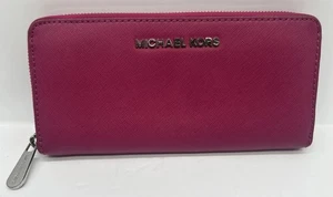 Michael Kors Jet Set Travel Geldbörse für Damen Dragonfruit Farbe T00 - Bild 1 von 9