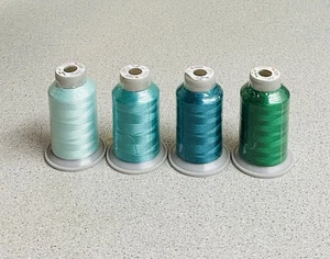 4 DURAK Tekstil ARC Poly Embroidery Machine Thread Multicolor 40 WT 1000 M NEW - Picture 1 of 5