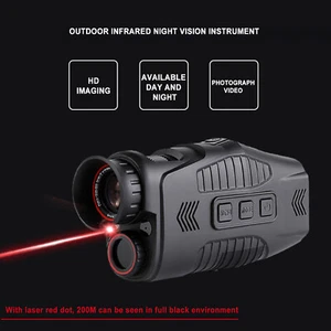 5X Digital Zoom Night Vision Monocular Infrared Telescope Video Hunting Camera - Picture 1 of 12