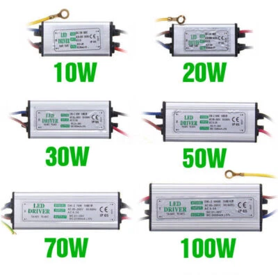 10W~100W 1-5package LED Driver Power Supply Waterproof For LED Floodlight - Image 1 of 4