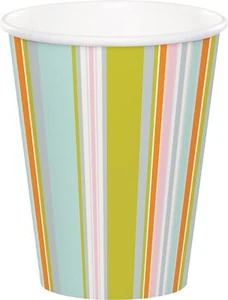Happi Jungle Safari Animals Cute Baby Shower Party 9 oz. Paper Cups - Picture 1 of 1