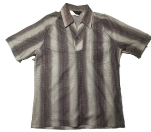Camisa Pullover Vintage Mr Jan Informal a Rayas Mangas Cortas California Años 70’s Polo - Imagen 1 de 3