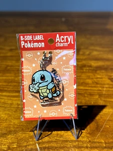 Squirtle Acryl Charm B-Side Label Japan Pokemon Center Exclusive - Imagen 1 de 2