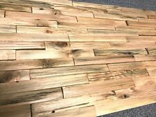 Rustikale Holz-Wandverkleidung gehobelt Verblender Akustikpaneel 1 qm