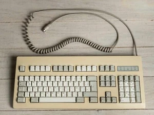 Vintage Cherry D-91275 Keyboard - WORKING / G81-3000 German QWERTZ DIN AT/XT - Afbeelding 1 van 8