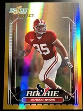 2006 Score DeMeco Ryans Rookie 01/50 Texans Coach Rookie Card First Of 50