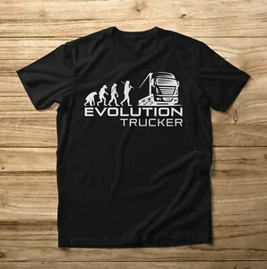 T-Shirt Tir Truck Evolution Trucker- Lkw Strada Trucker Reifen Top - Photo 1/9