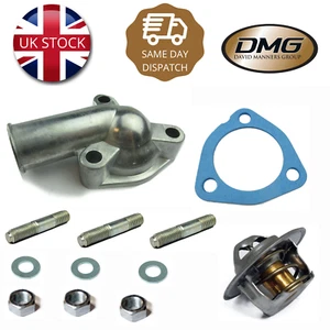 THERMOSTAT, HOUSING, GASKET & STUD & NUT KIT, MGA, MGB, MGB-GT ('55-'67) 12H797 - Picture 1 of 2