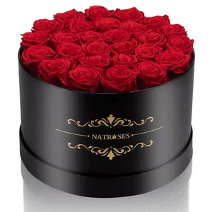 Forever Preserved Roses in a Box 100% Real Roses That Last Up to 3 Years Pres... - Picture 1 of 6