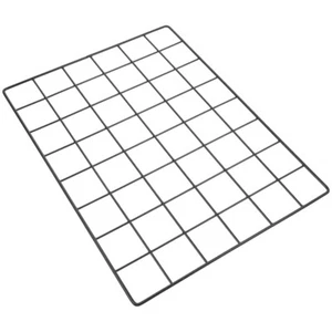 Wrought Iron Storage Rack Photo Hanging Display Wire Grid Picture Holder - Picture 1 of 12