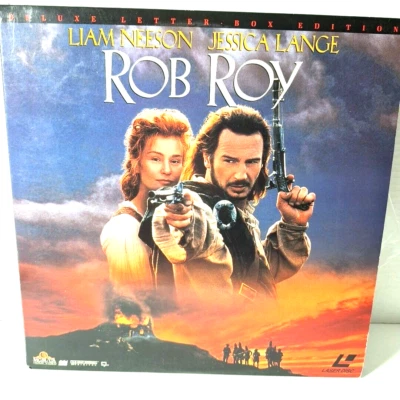 Rob Roy Laserdisc Deluxe Letter Box 2 Disc LD Liam Neeson Jessica Lange Movie - Image 1 of 4