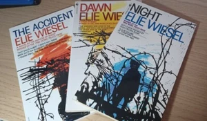 3 Book Lot: Night, Dawn, The Accident by Elie Wiesel. Each Signed by Author - Bild 1 von 4