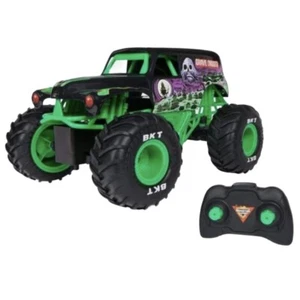 Monster Jam Truck Remote Control 1:15 Scale Black Green RC Grave Digger NEW! - Picture 1 of 13