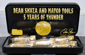 MATCO TOOLS 20TH ANNIVERSARY-5 YEARS OF THUNDER-24k GOLD 5 CAR SET DEAN SKUZA - Picture 1 of 5
