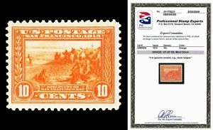 Scott 400A 1913 10c Panama-Pacific Perf 12 Mint Graded VF-XF 85 NH with PSE CERT
