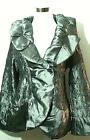 Jerry T Women Silver Gray Jacket Large L 14 16 Boutique New SR 950 NWT 