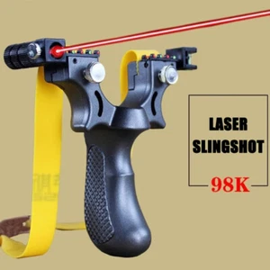 Quick Press Infrared Aiming Single Bow Toy Rack Outdoor Slingshot - Picture 1 of 11