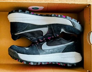 Nike ACG Lowcate Black Hiking Trail Shoes Men's Size UK 4 - Picture 1 of 10